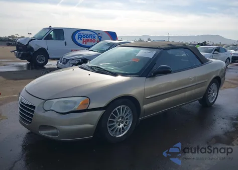 2004 Chrysler Sebring Lxi z USA, uszkodzony, nr VIN 1C3EL55R44N398151